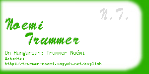 noemi trummer business card